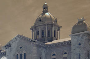 Infrared Image of City Hall, Hastings, Minnesota