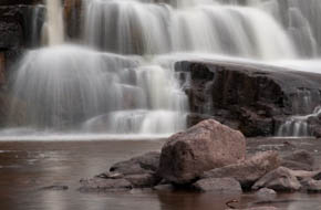 Gooseberry Falls. North Shore of Lake Superior